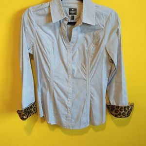 Express Pin Striped "The Essential Shirt"